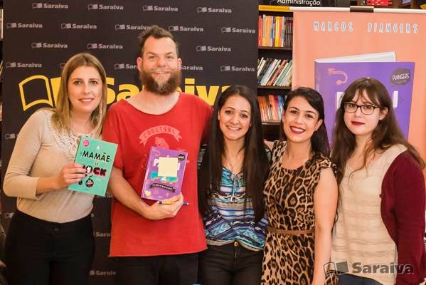 Créditos: Saraiva | Ana Cardoso, Marcos Piangers, eu, Chay e Ana. :p