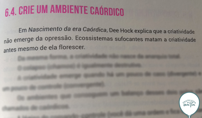 Criatividade com hora marcada não rola